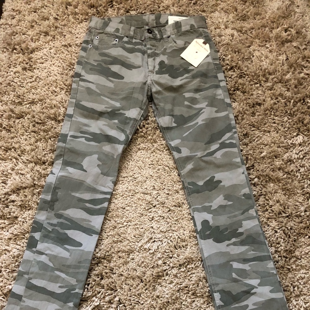 Splendid Mills grey camp jeans
